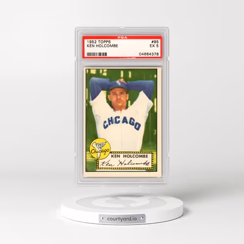 1952 Topps #95 Ken Holcombe (PSA 5 EX)