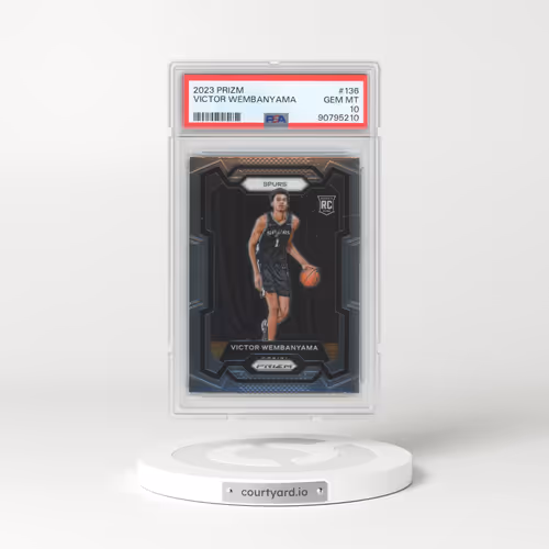 2023 Panini Prizm #136 Victor Wembanyama (PSA 10 GEM MINT)