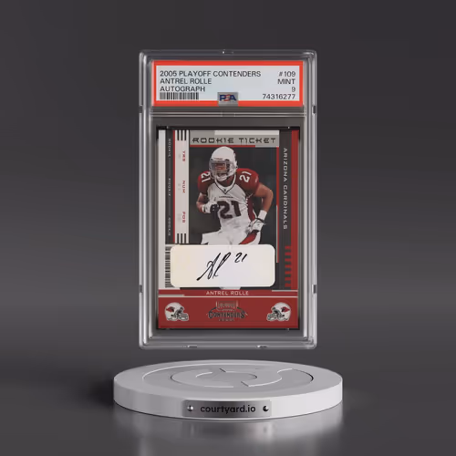 2005 Playoff Contenders #109 Antrel Rolle - Autograph (PSA 9 MINT)