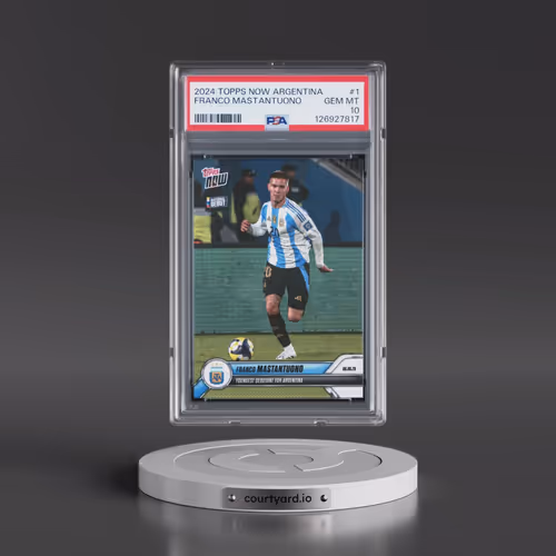 2024 Topps Now Argentina #1 Franco Mastantuono (PSA 10 GEM MINT)