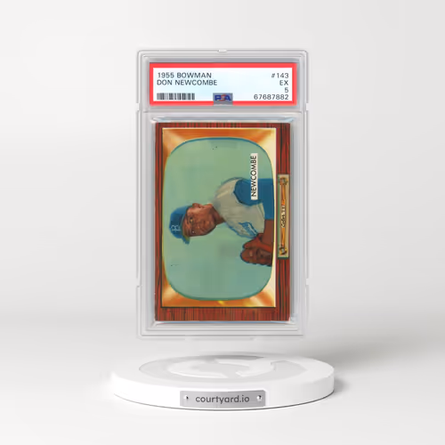 1955 Bowman #143 Don Newcombe (PSA 5 EX)