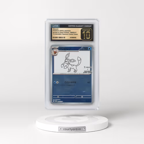 2022 Scarlet & Violet Promos #069/SV-P Glaceon - YU NAGABA Pokémon Center Campaign (CGC 10 PRISTINE)