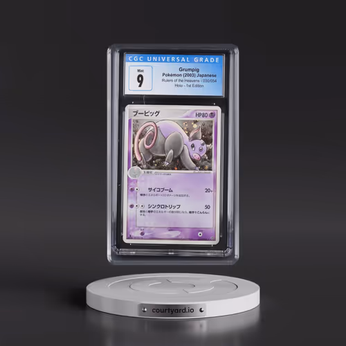 2003 Rulers of the Heavens #030/054 Grumpig - 1st Edition Holo (CGC 9 MINT)