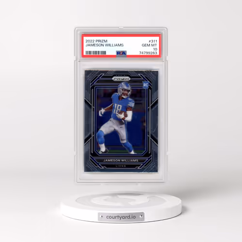 2022 Panini Prizm #311 Jameson Williams (PSA 10 GEM MINT)