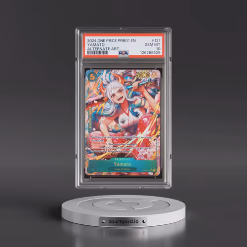 2024 One Piece Premium Booster -One Piece Card the Best #121 Yamato - Alternate Art (PSA 10 GEM MINT