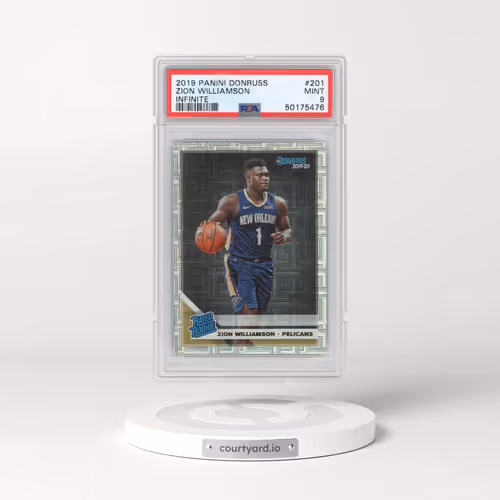 2019 Panini Donruss #201 Zion Williamson - Infinite (PSA 9 MINT)