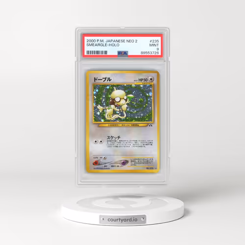 2000 Pokémon Neo 2 #235 Smeargle - Holo (PSA 9 MINT)