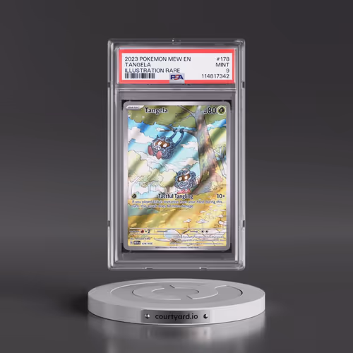 2023 Pokémon Mew EN-151 #178 Tangela - Illustration Rare (PSA 9 MINT)