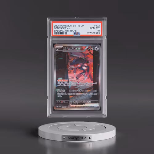 2025 Pokémon Sv11b-Black Bolt #172 Genesect EX - Holo Special Art Rare (PSA 10 GEM MINT)