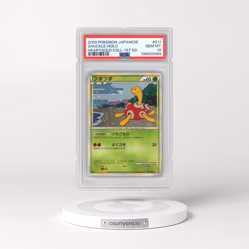 2009 Pokémon Heartgold Collection #011 Shuckle - 1st Edition Holo (PSA 10 GEM MINT)