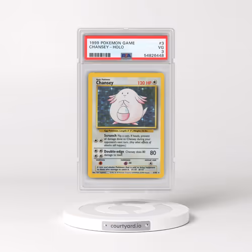 1999 Pokémon Game #3 Chansey - Holo (PSA 3 VG)