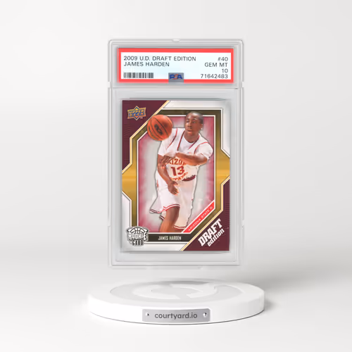 2009 Upper Deck Draft Edition #40 James Harden (PSA 10 GEM MINT)