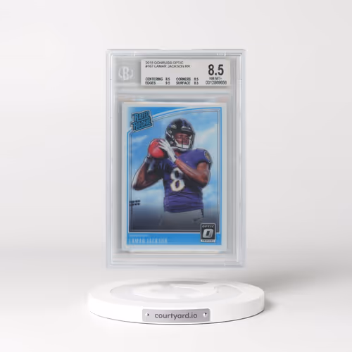 2018 Panini Donruss Optic #167 Lamar Jackson (BGS 8.5 NM-MT+)
