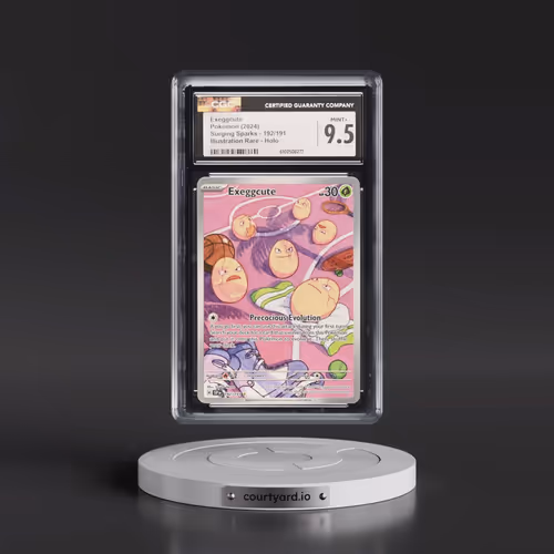 2024 Pokémon Ssp EN-Surging Sparks #192 Exeggcute - Illustration Rare (CGC 9.5 MINT+)