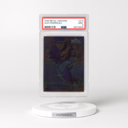 1998 Metal Universe #214 Alex Rodriguez (PSA 9 MINT)