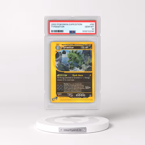 2002 Pokémon Expedition #66 Tyranitar (PSA 10 GEM MINT)