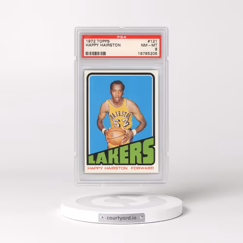 1972 Topps #121 Happy Hairston (PSA 8 NM-MT)
