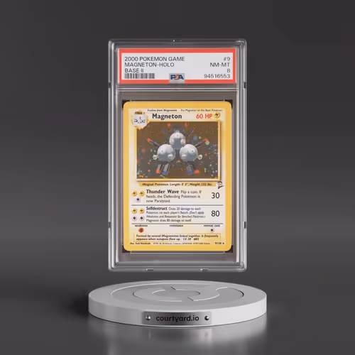 2000 Pokémon Game Base II #9 Magneton - Holo (PSA 8 NM-MT)