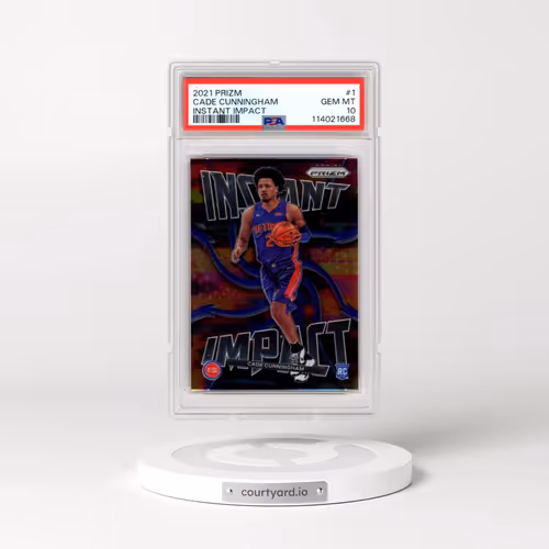 2021 Panini Prizm Instant Impact #1 Cade Cunningham (PSA 10 GEM MINT)