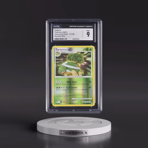 2007 Diamond & Pearl #17/130 Torterra - Reverse Holo (CGC 9 MINT)