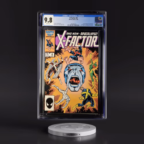 X-Factor #6 CGC 9.8 White Pages (Marvel Comics, 7/86) - Universal