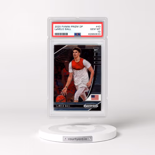 2020 Panini Prizm Draft Picks #43 LaMelo Ball (PSA 10 GEM MINT)