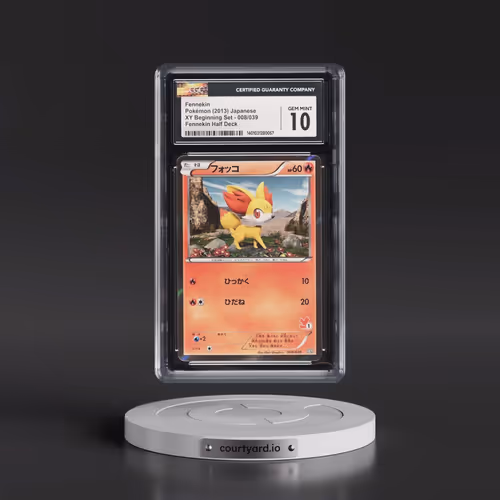 2013 XY Beginning Set #008/039 Fennekin - Fennekin Half Deck (CGC 10 GEM MINT)