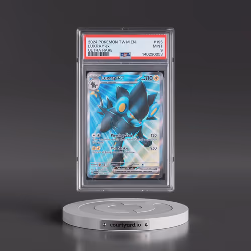 2024 Pokémon Twm EN-Twilight Masquerade #195 Luxray EX - Holo Ultra Rare (PSA 9 MINT)