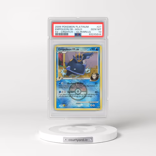 2009 Pokémon Platinum Supreme Victors #27 Empoleon FB - Holo Crosshatch-2010 Pokemon League (PSA 10