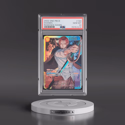 2022 One Piece Romance Dawn #120 Shanks (PSA 10 GEM MINT)