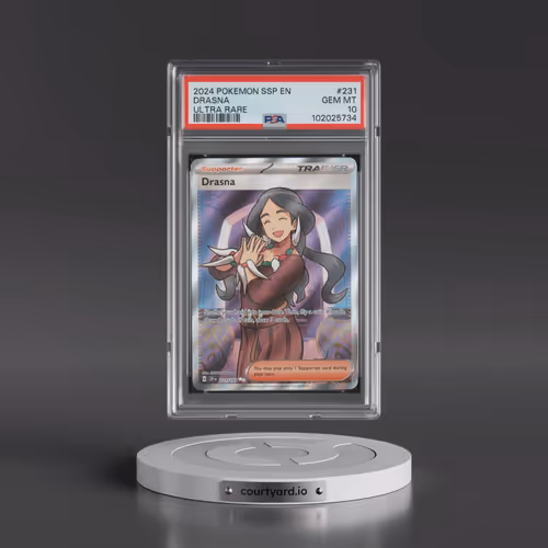 2024 Pokémon Ssp EN-Surging Sparks #231 Drasna - Ultra Rare (PSA 10 GEM MINT)
