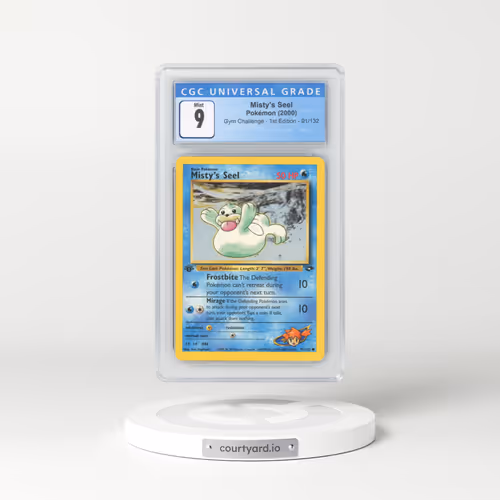 2000 Gym Challenge #91/132 Misty's Seel - 1st Edition 1st Edition (CGC 9 MINT)