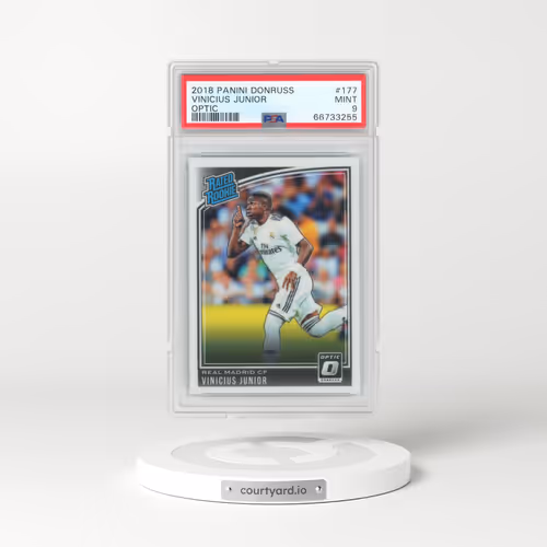2018 Panini Donruss #177 Vinicius Junior - Optic (PSA 9 MINT)