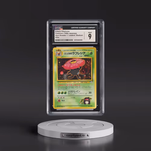 1998 Gym Booster 1: Leaders' Stadium #45 Erika's Vileplume - Holo (CGC 9 MINT)