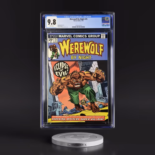 Werewolf By Night #25 CGC 9.8 White Pages (Marvel Comics, 1/75)
