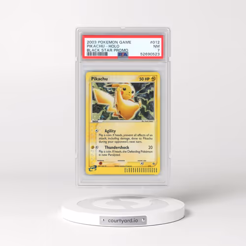 2003 Pokémon Black Star Promo #012 Pikachu - Holo (PSA 7 NM)