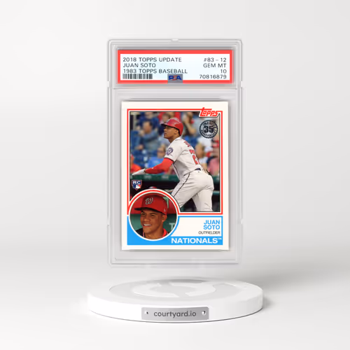 2018 Topps Update 1983 Topps Baseball #83-12 Juan Soto (PSA 10 GEM MINT)