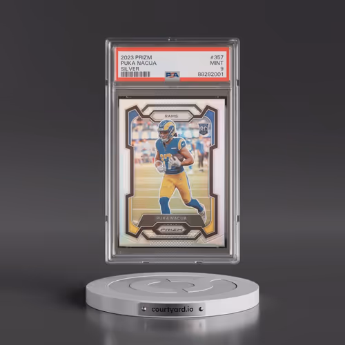 2023 Panini Prizm #357 Puka Nacua - Silver Prizm (PSA 9 MINT)