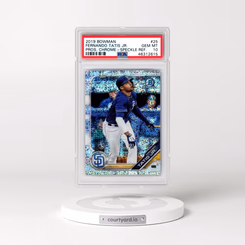 2019 Bowman Prospects Chrome #25 Fernando Tatis Jr. - Speckle Refractor (PSA 10 GEM MINT)
