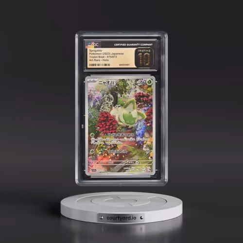 2023 Triplet Beat #075/073 Sprigatito - Art Rare Holo (CGC 10 PRISTINE)