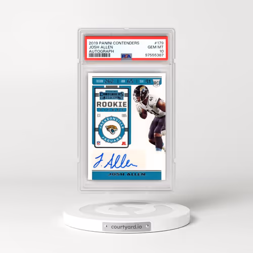 2019 Panini Contenders #179 Josh Allen - Autograph (PSA 10 GEM MINT)