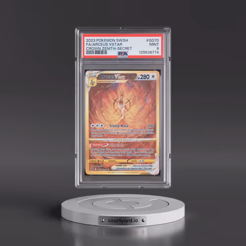 2023 Pokémon Sword and Shield Crown Zenith #GG70 Arceus Vstar - Full Art Secret (PSA 9 MINT)
