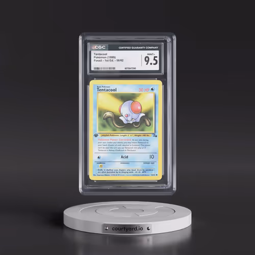 1999 Fossil #56/62 Tentacool - 1st Edition 1st Edition (CGC 9.5 MINT+)