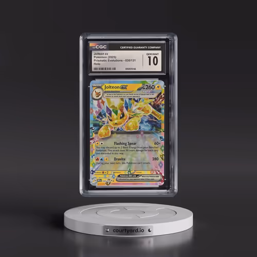 2025 Prismatic Evolutions - PRE EN #030/131 Jolteon ex - Holo (CGC 10 GEM MINT)