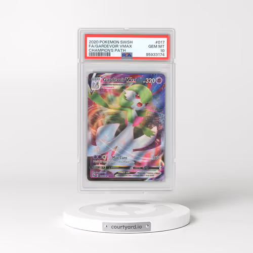 2020 Pokémon Sword & Shield Champion's Path #017 Gardevoir Vmax - Full Art (PSA 10 GEM MINT)