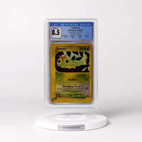 2002 Expedition #96/165 Caterpie - Reverse Holo (CGC 8.5 NM-MT+)