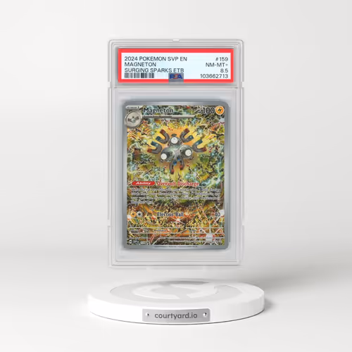 2024 Pokémon Svp EN-SV Black Star Promo #159 Magneton - Surging Sparks Elite Trainer Box (PSA 8.5 NM-MT+)