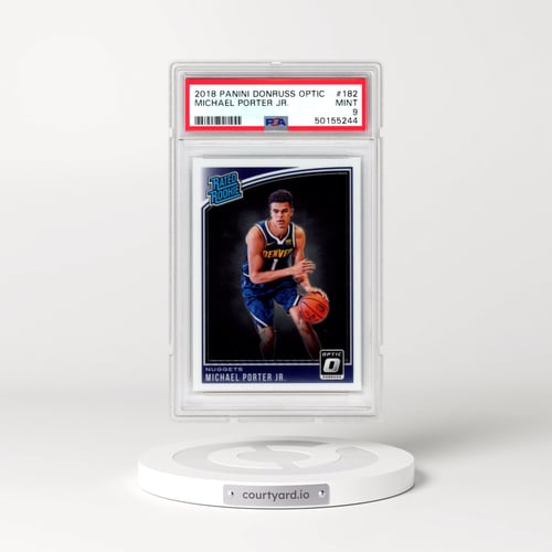 2018 Panini Donruss Optic #182 Michael Porter Jr. (PSA 9 MINT)