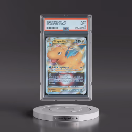 2022 Pokémon Go #050 Dragonite Vstar (PSA 9 MINT)