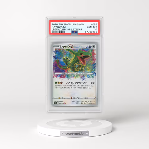 2020 Pokémon Sword & Shield Legendary Heartbeat #056 Rayquaza (PSA 10 GEM MINT)